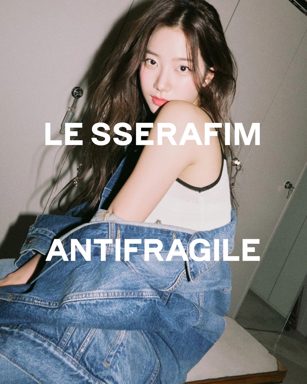 Portrait of Kazuha from Le Sserafim in dark Antifragile Midnight Onyx concept styling.