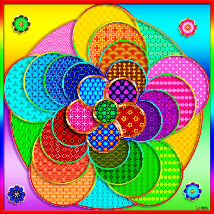 Colorful Pattern Circles