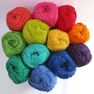 Colorful Yarn Balls Rainbow